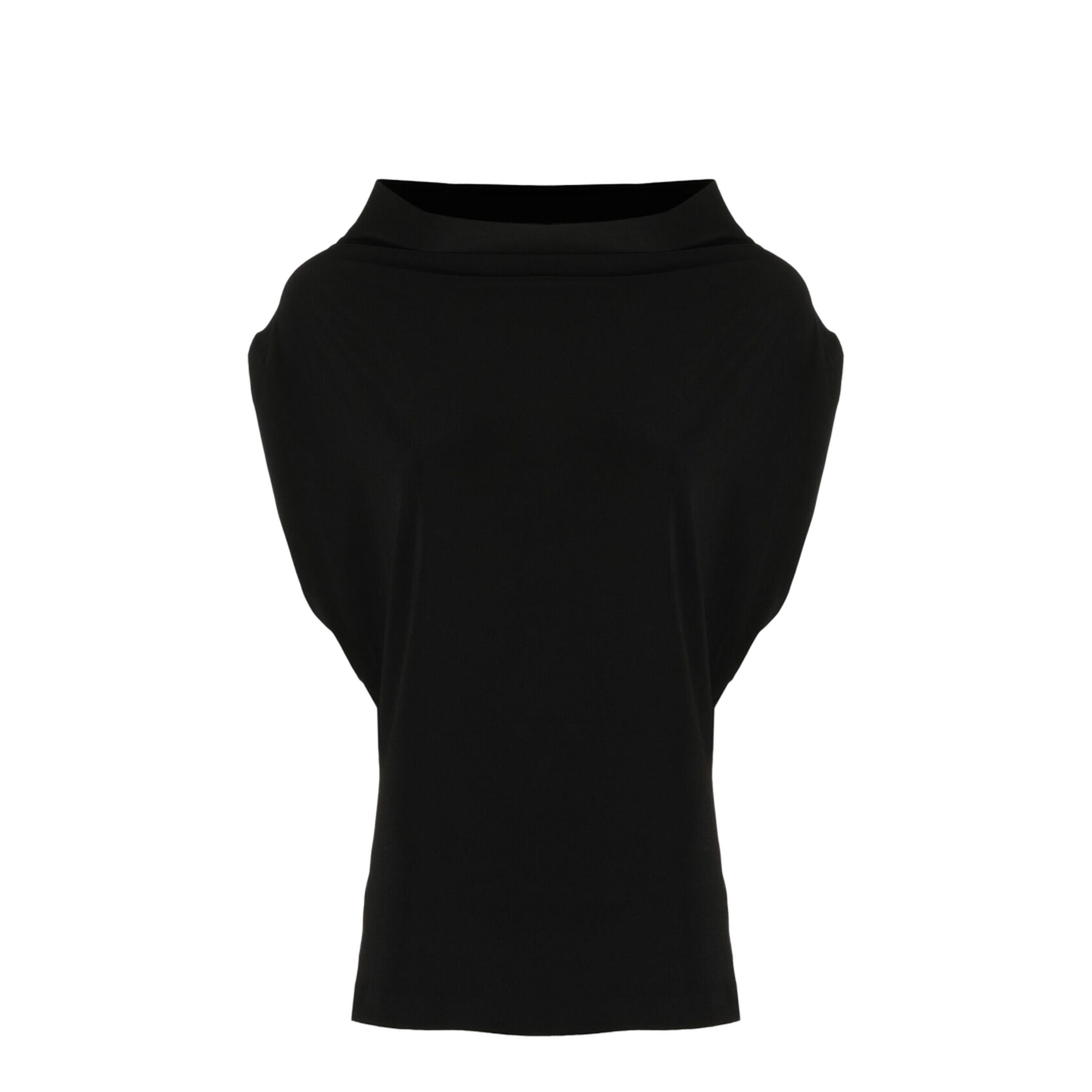 Sleeveless All In One Top in Black