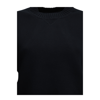 MAYFEYR - Sacai - Crew Neck Cotton Cashmere Blend Sweater - 2608670201