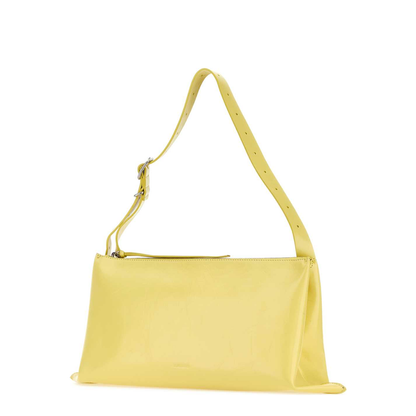Yellow Leather Shoulder Bag