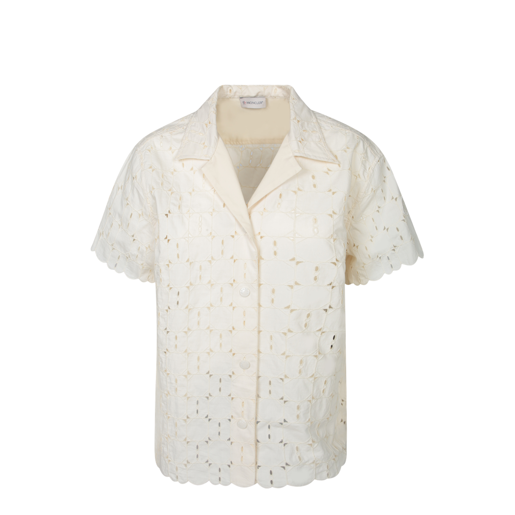 Short Sleeve Shirt Classic Collar Front Button Closure