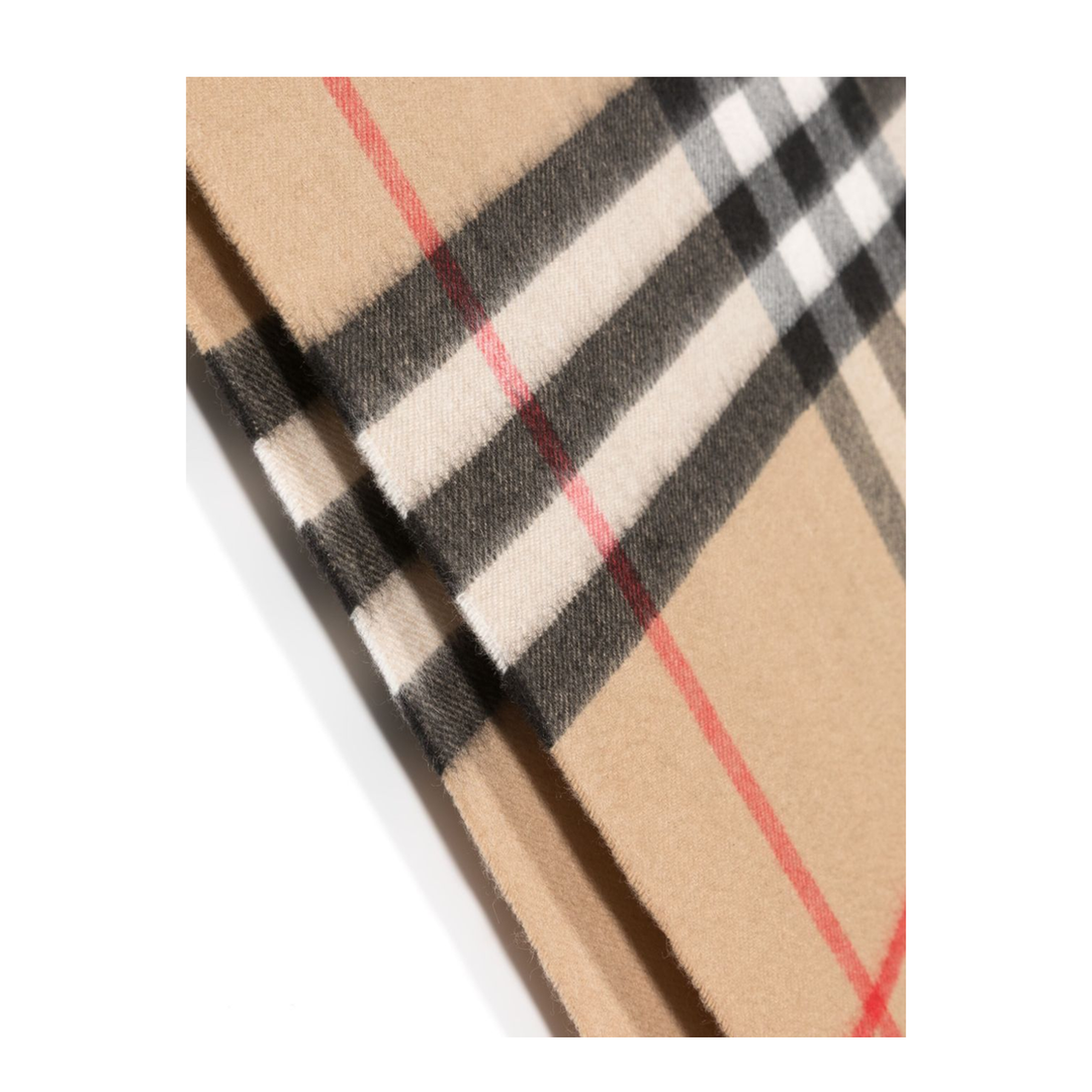 Cashmere Check Scarf