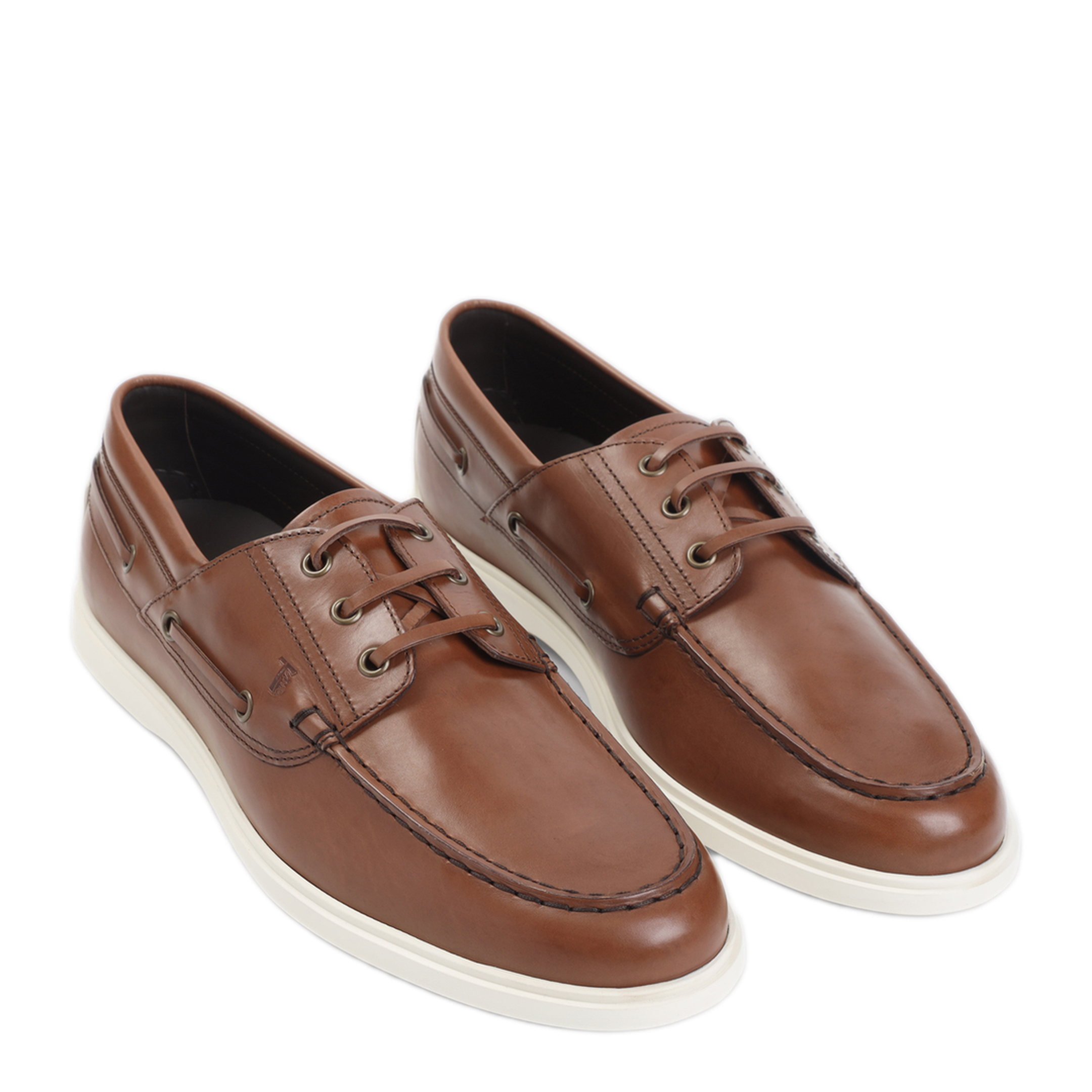 MAYFEYR - Tod's - Teak Brown Leather Boat Loafer - XXM78L0JP00NF5S607TEAK