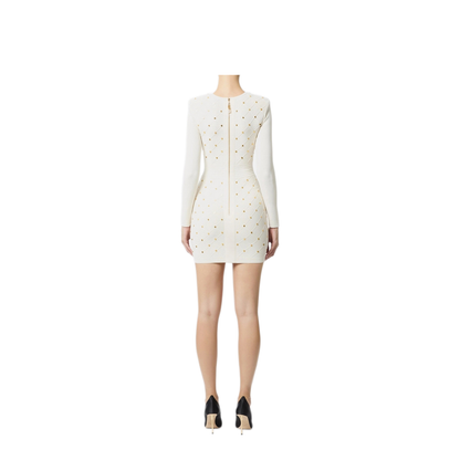 MAYFEYR - Elisabetta Franchi - White Dresses - AM25S57E2D29