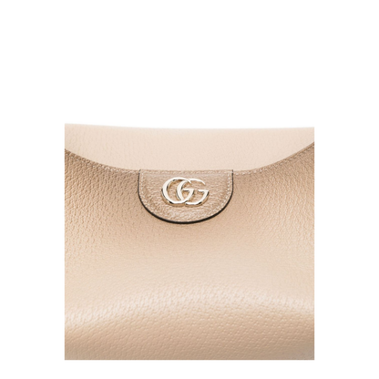 Diana Medium Leather Shoulder Bags - Beige