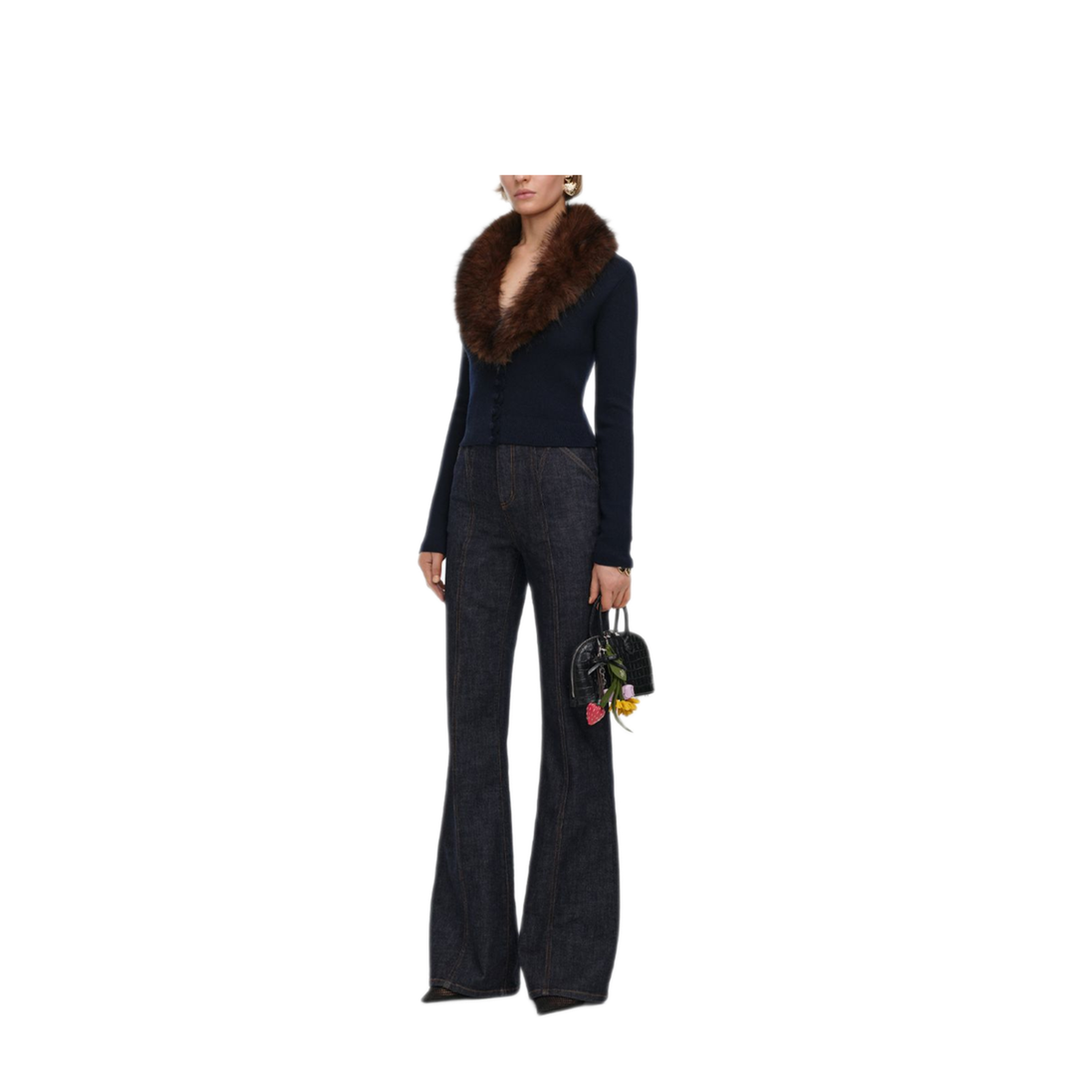 MAYFEYR - Self Portrait - Sweaters Navy - AW26-148CA-NNAVY