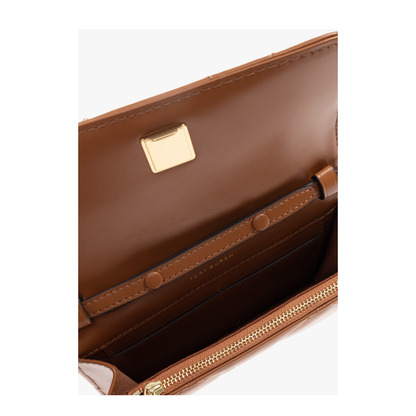 Kira Mini Napa Leather Crossbody - Vanilla Soft Serve