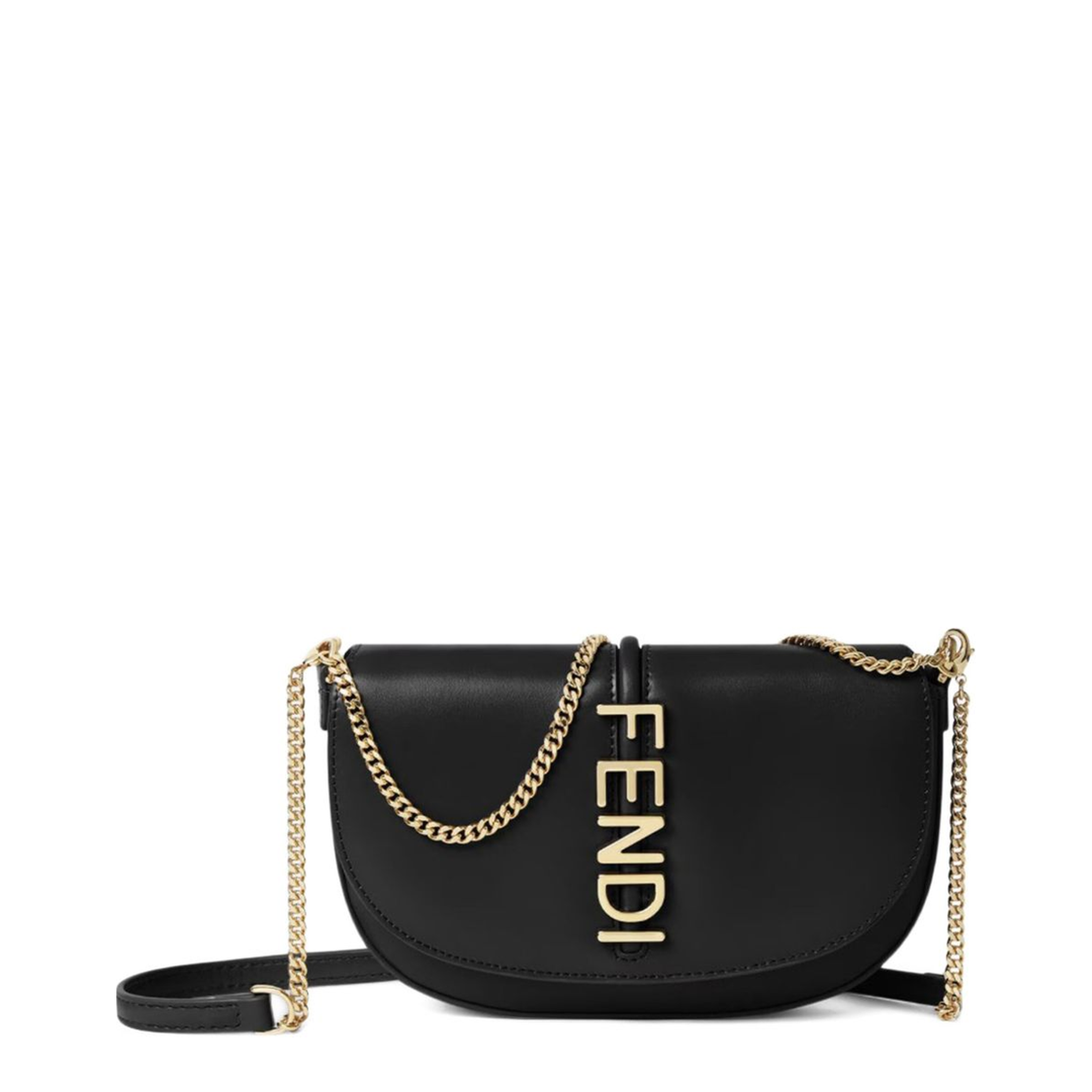 Fendigraphy Wallet on Chain
Black leather wallet