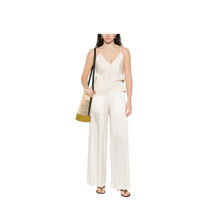 MAYFEYR - Forte Forte - Trousers White - 14582MYPANTSYOGURT