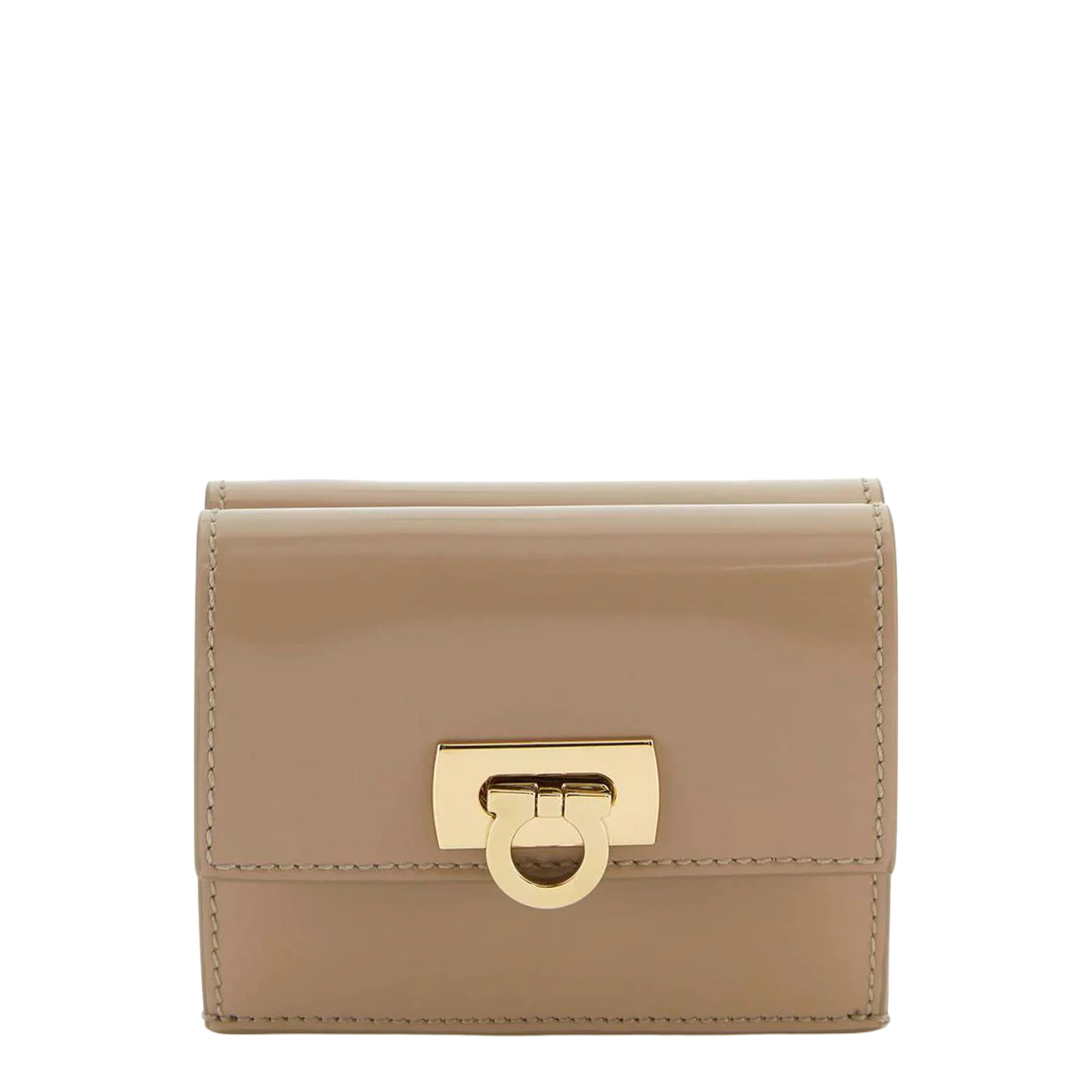 Clasp Wallet, Gold Hardware