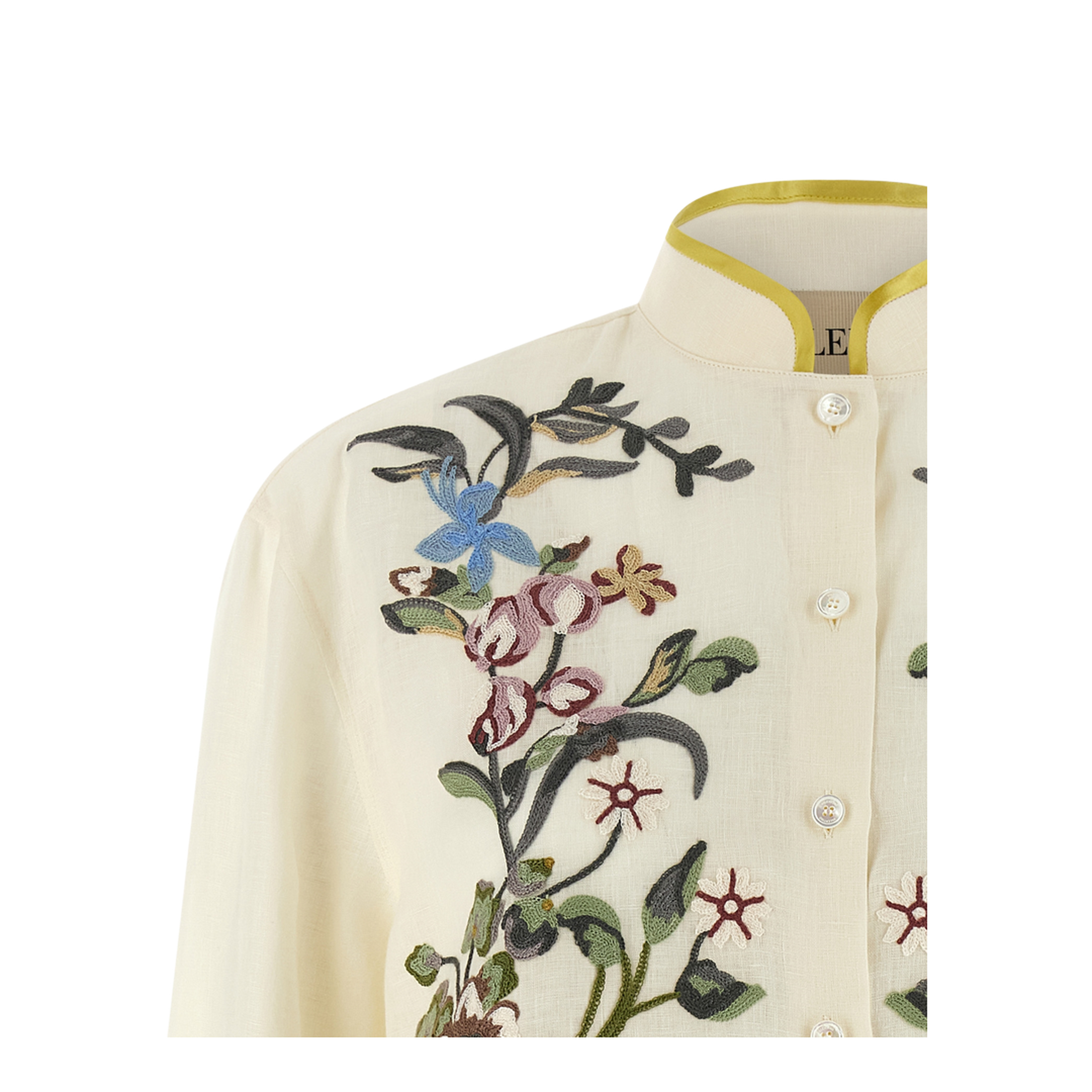 Floral Embroidery Shirt