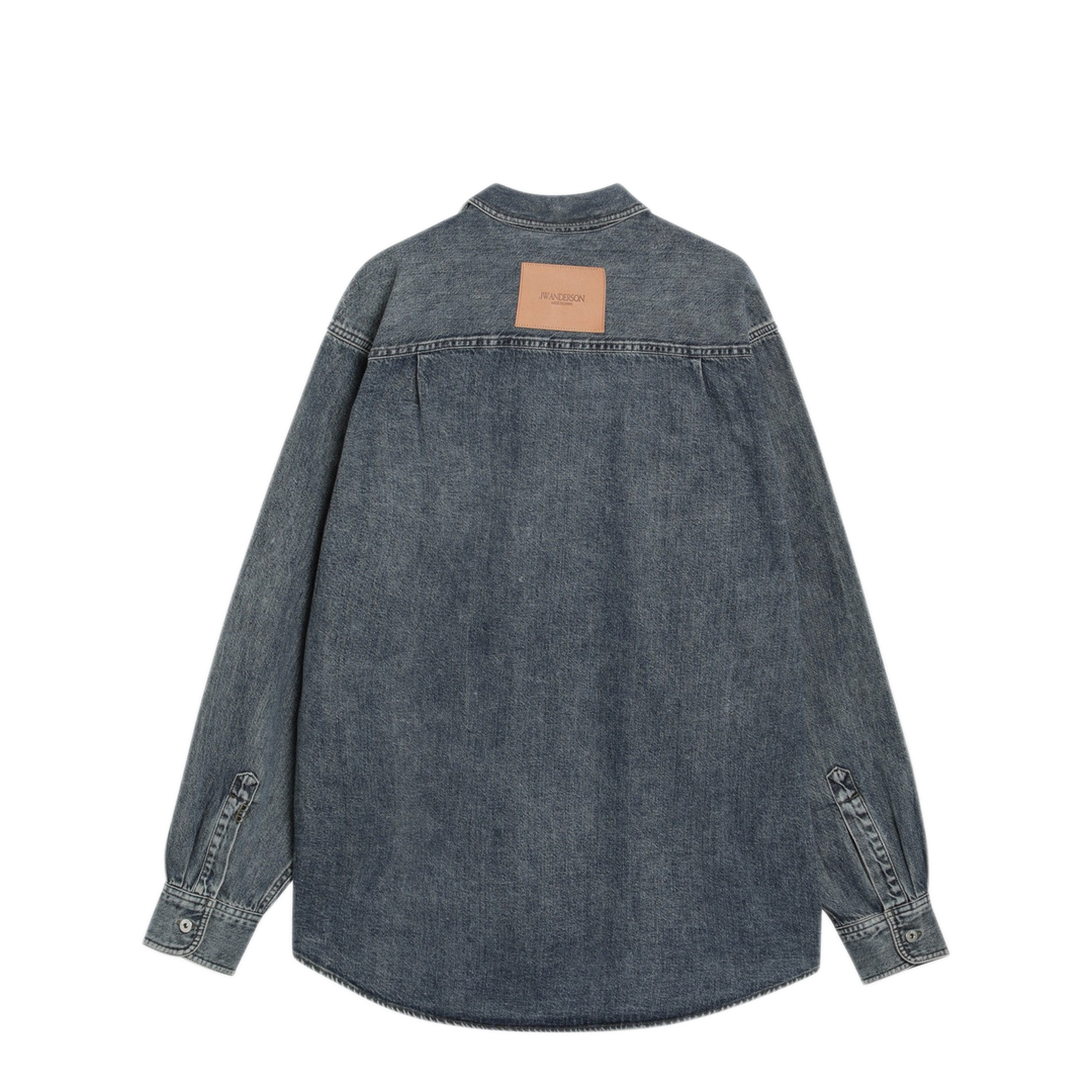 MAYFEYR - JW Anderson - Mid Blue Oversized Denim Shirt - DS0011PG1855172