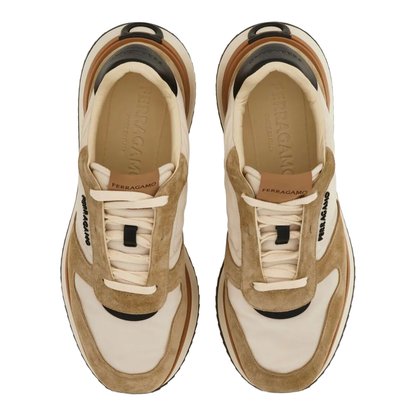 MAYFEYR - Ferragamo - Atlantic Waterproof Fabric And Suede Sneakers - 02A1300787605