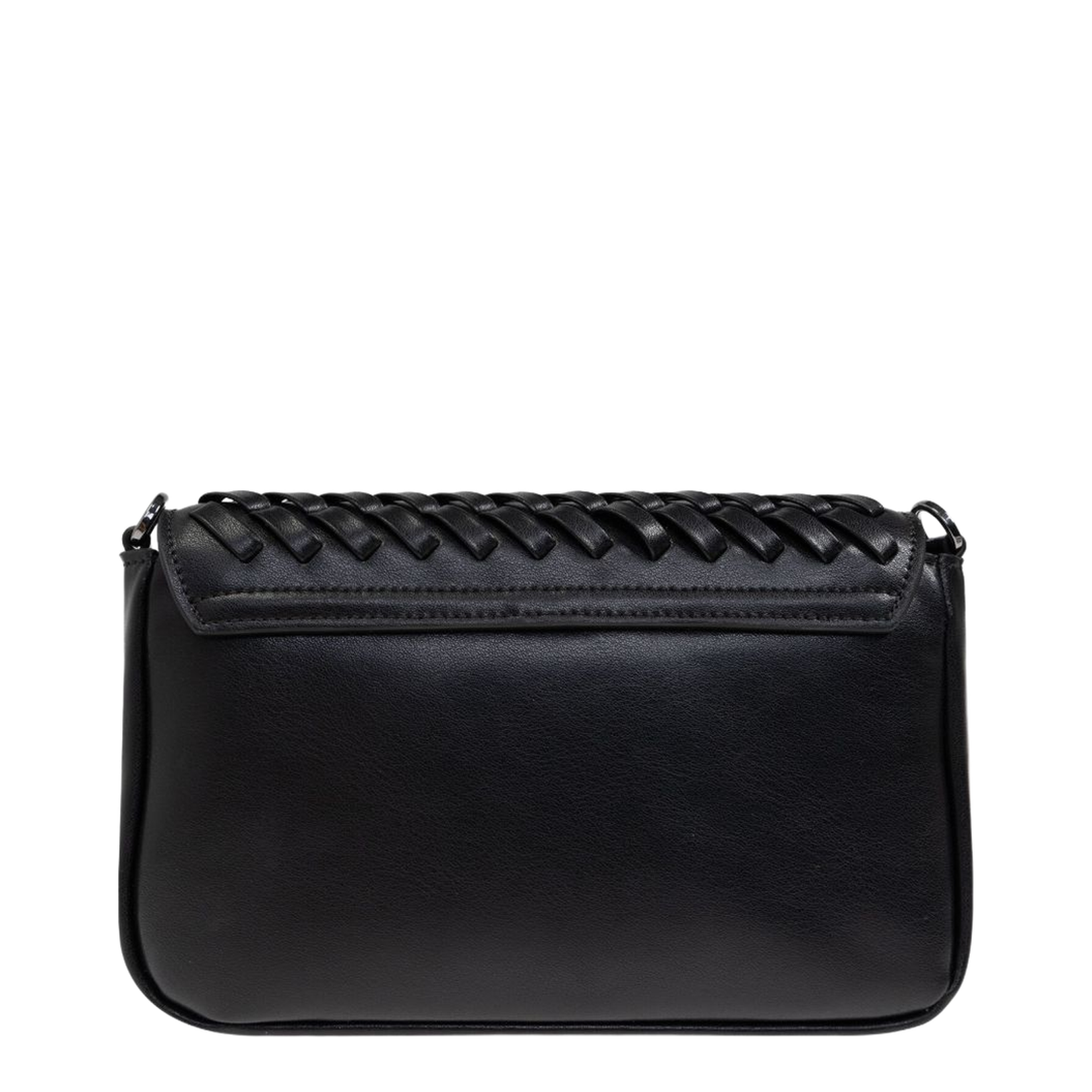 Mini Bag in Interwoven Leather with Chain Shoulder Strap