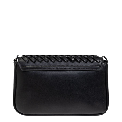 Mini Bag in Interwoven Leather with Chain Shoulder Strap