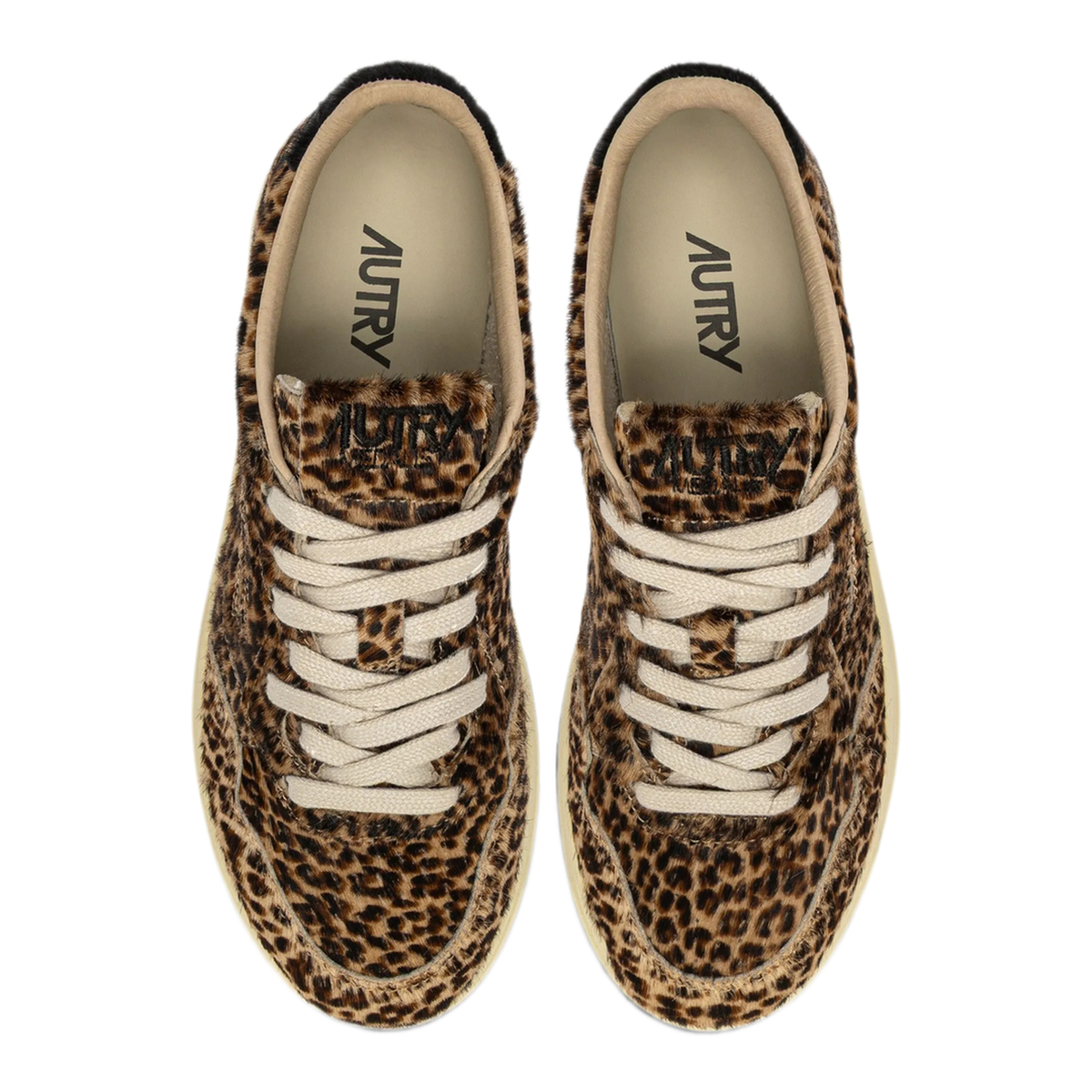 MAYFEYR - Autry - Leopard Print Ponyskin Sneakers - AULWJA04