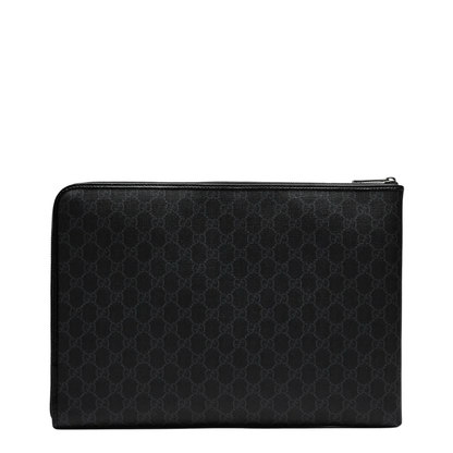 Black GG Supreme Fabric Briefcase