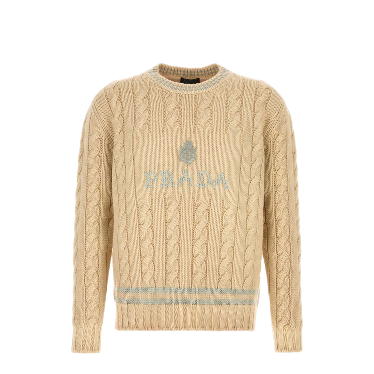 MAYFEYR - Prada - Cream Wool Sweater - UMF422SOOO6259F0036