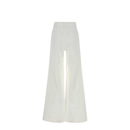 MAYFEYR - Alaia - Palazzo Shorts Light White Denim - AA9P1277D027D000