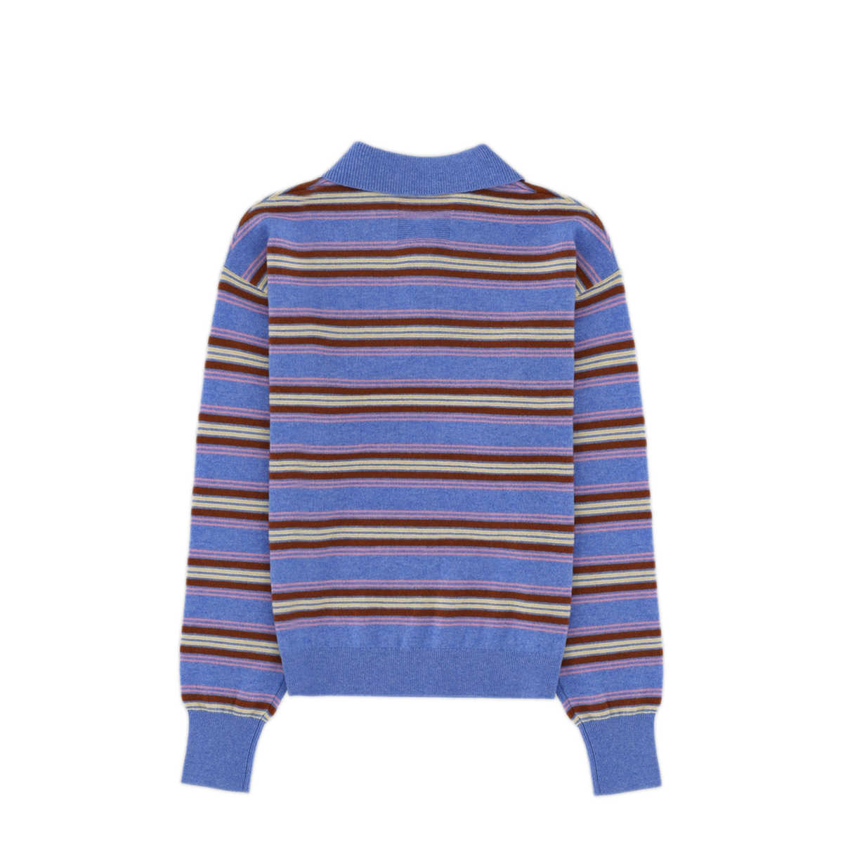 MAYFEYR - Guest In Residence - Polo Collegiate In Maglia Di Cashmere - W43810JLDELFTBLUECOMBO