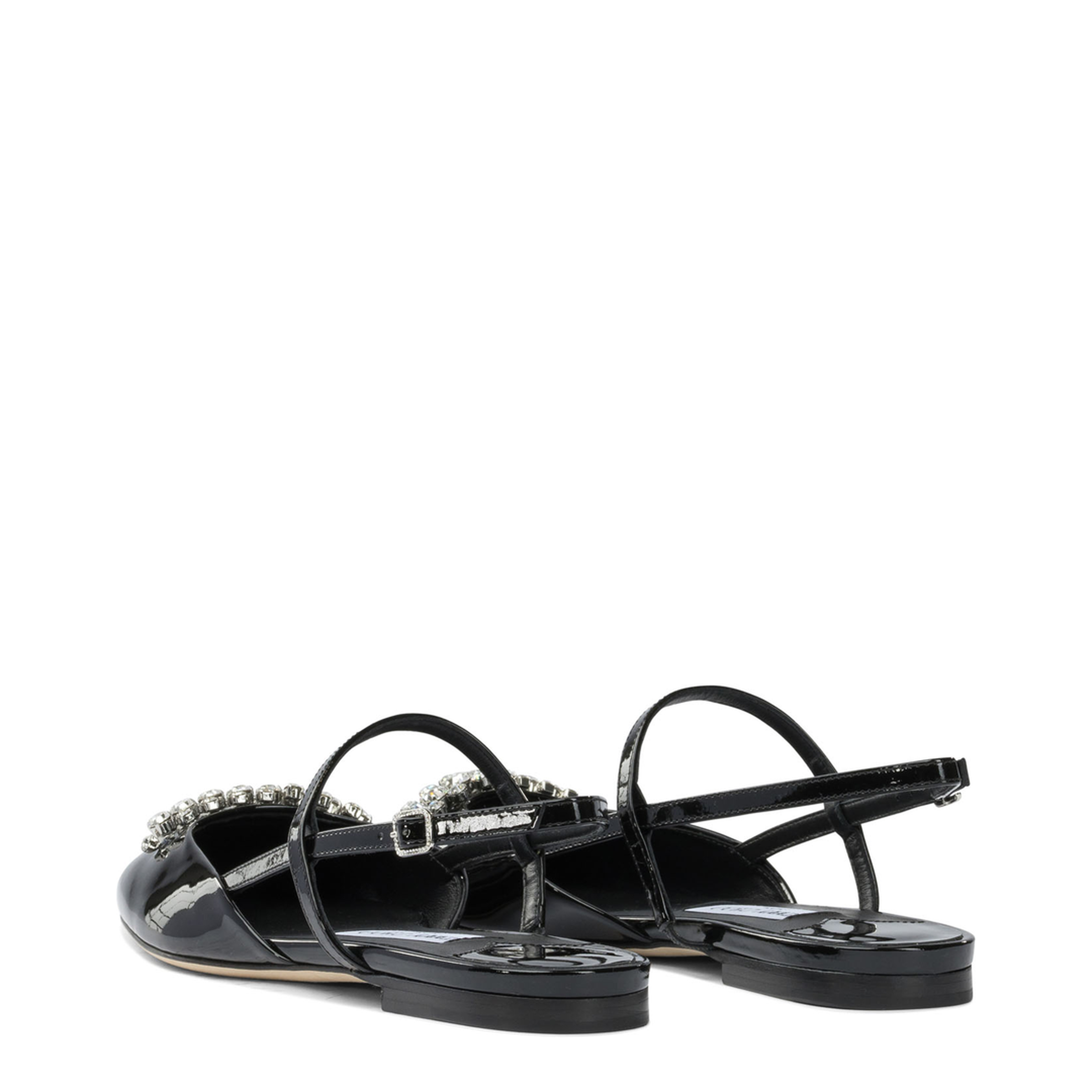 MAYFEYR - Jimmy Choo - Slingback Ballet Flats - BELINDASBFLATPATBLACK