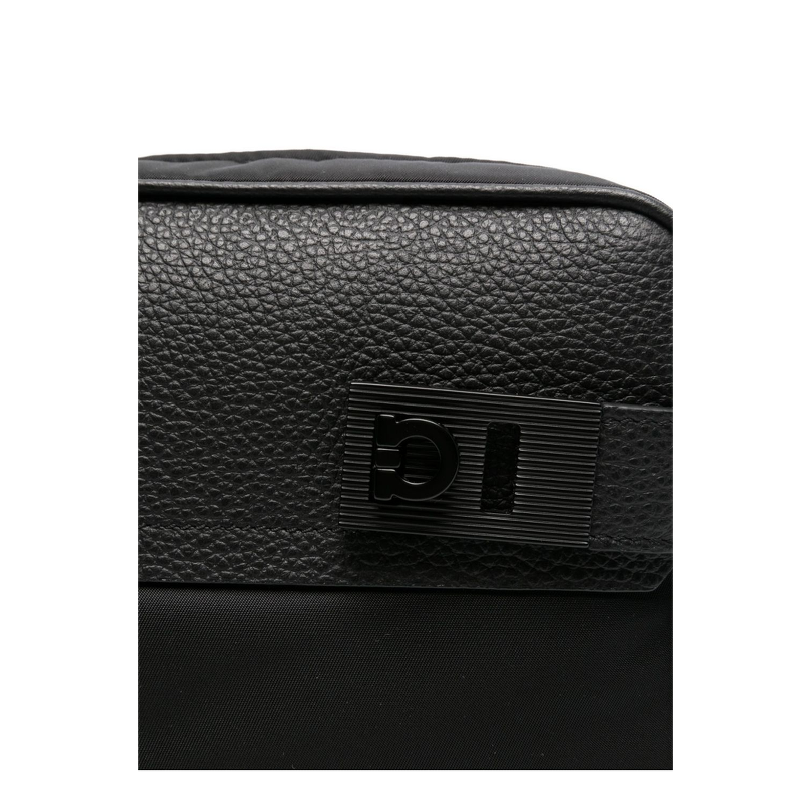 Nylon Crossbody Bag in Black