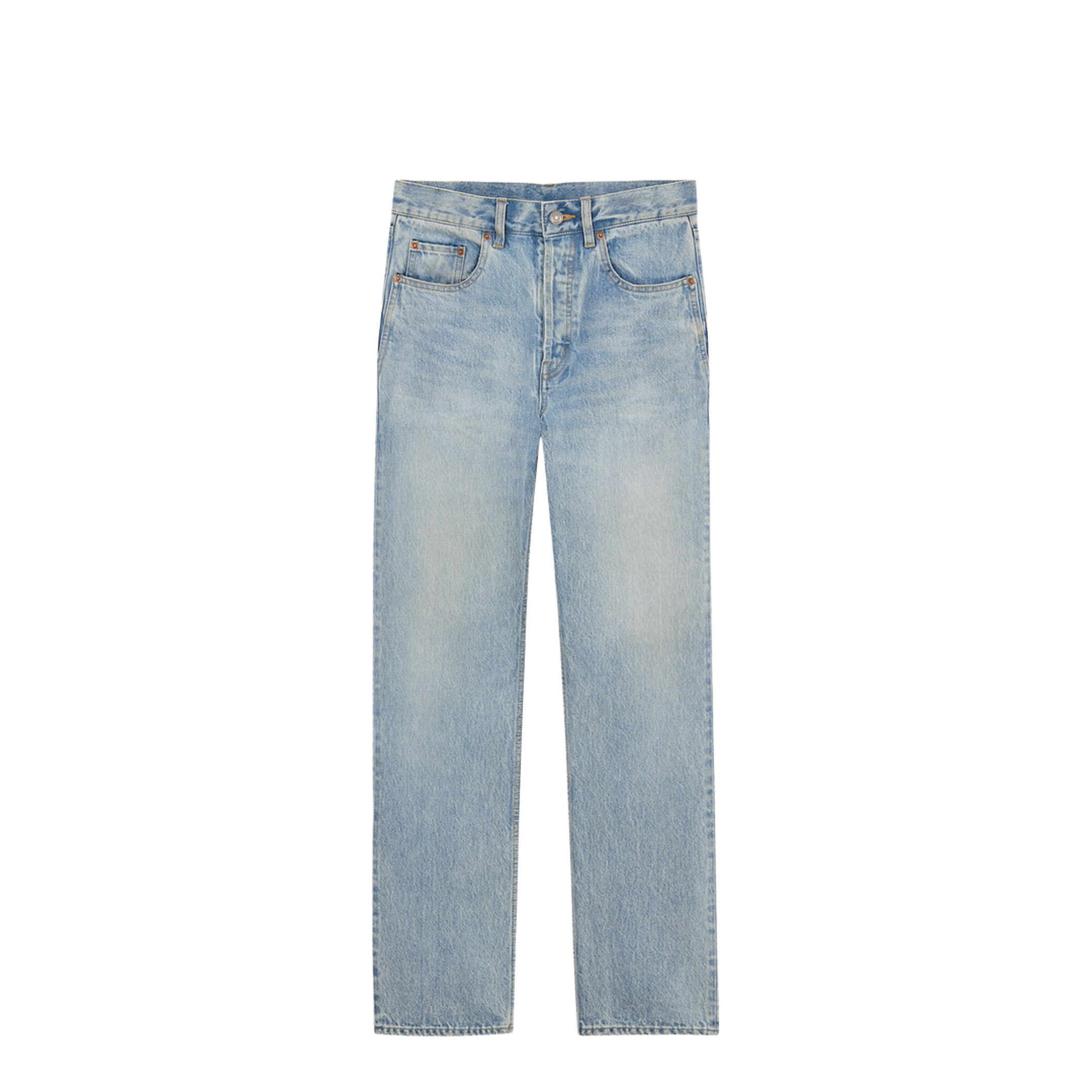 Loose Straight Denim Pants