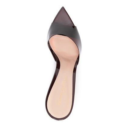 MAYFEYR - Gianvito Rossi - Pointed Plexiglass Sandals - G1105085RICGSVBOBG