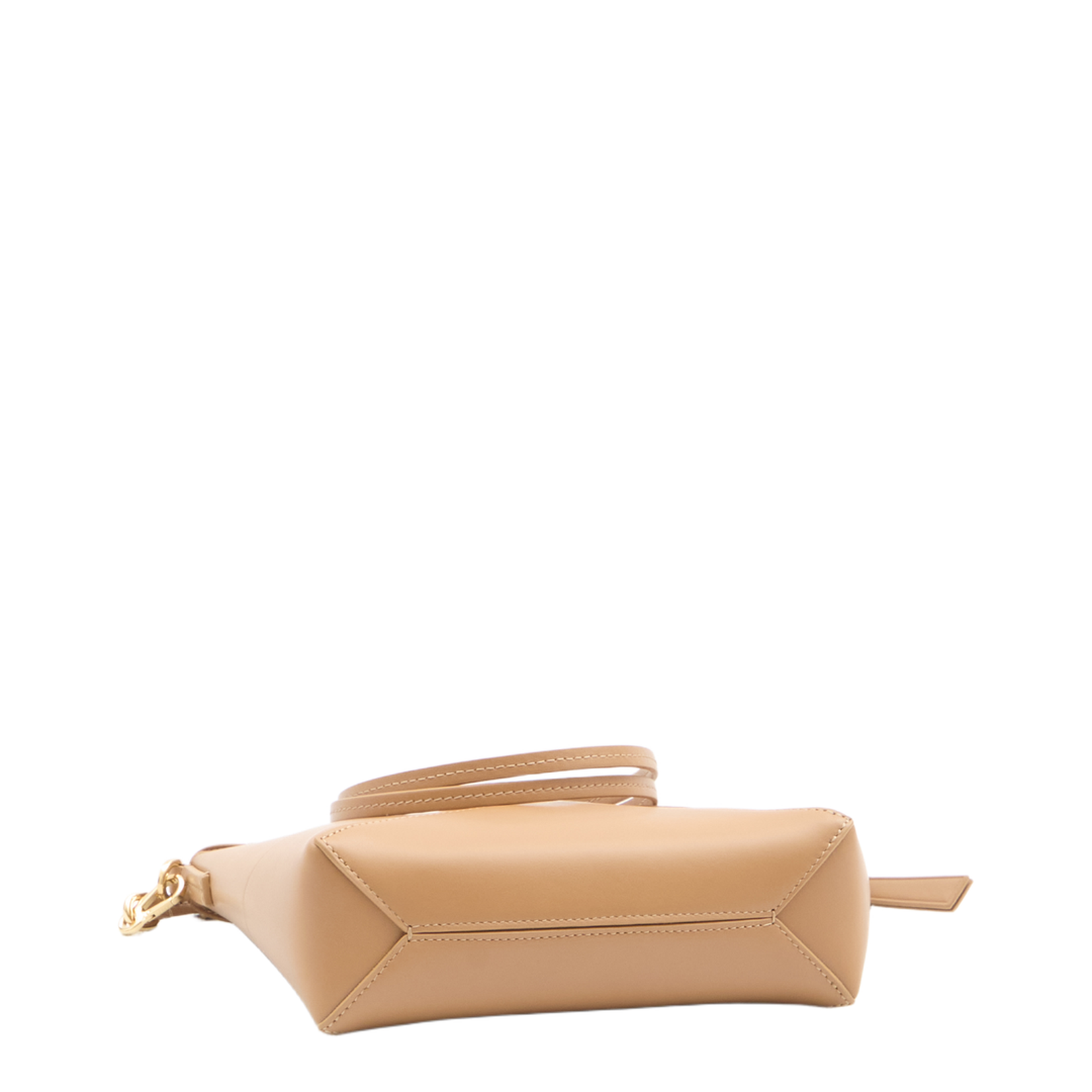 Puzzle Fold Pouch in Shiny Nappa Calfskin