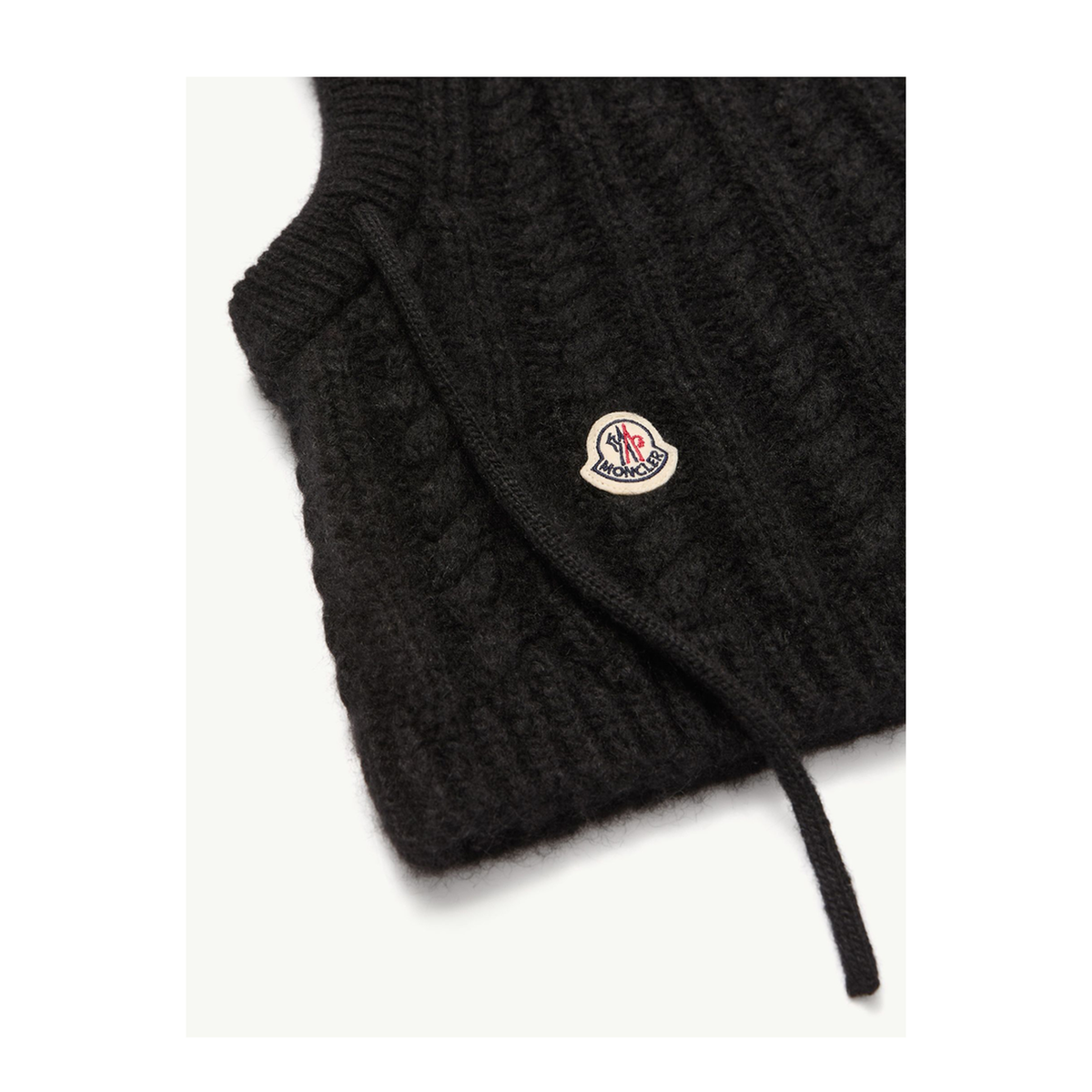 Cable Knit Blend Balaclava