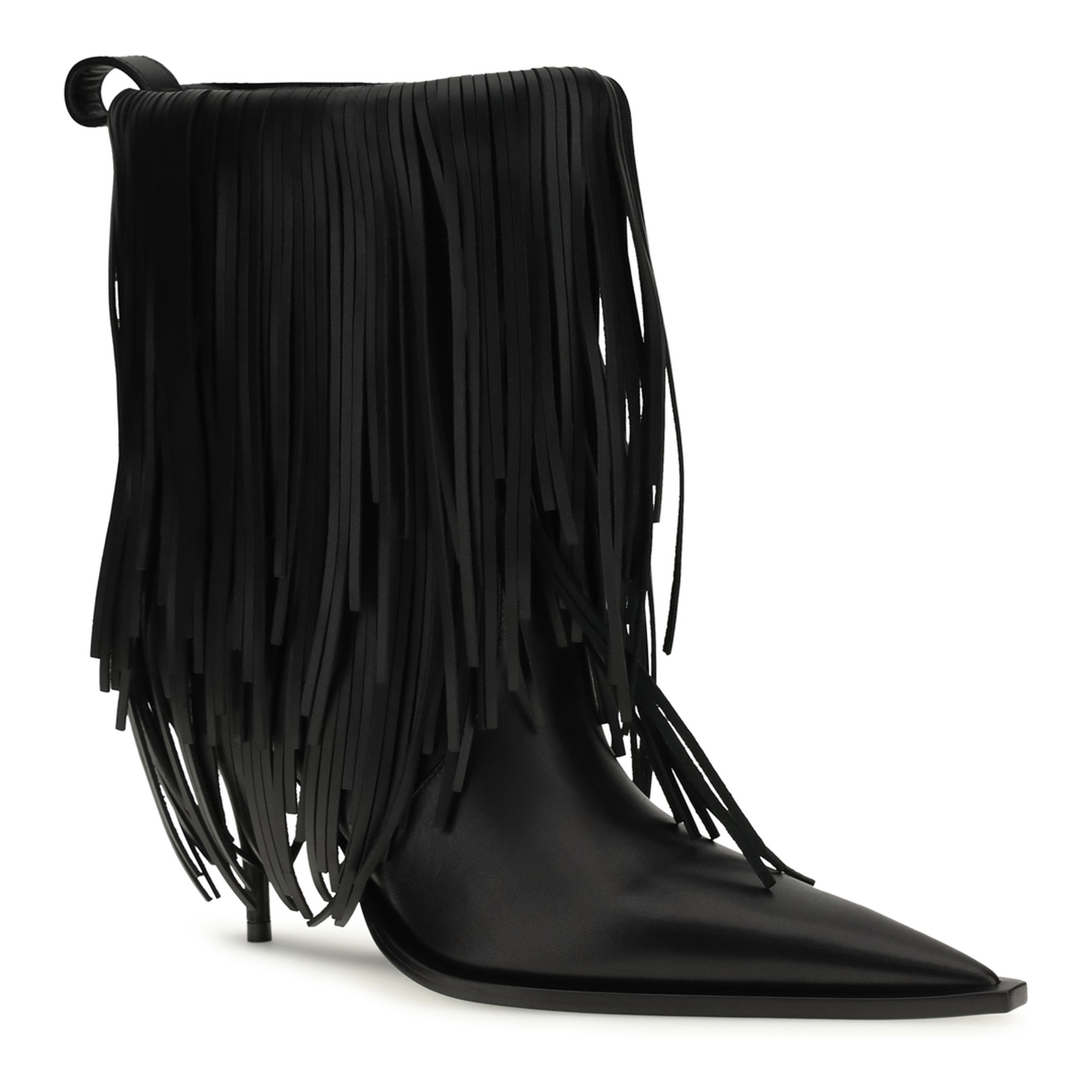 MAYFEYR - Balenciaga - Avenue Fringe Ankle Boots - 855350WBDO01000