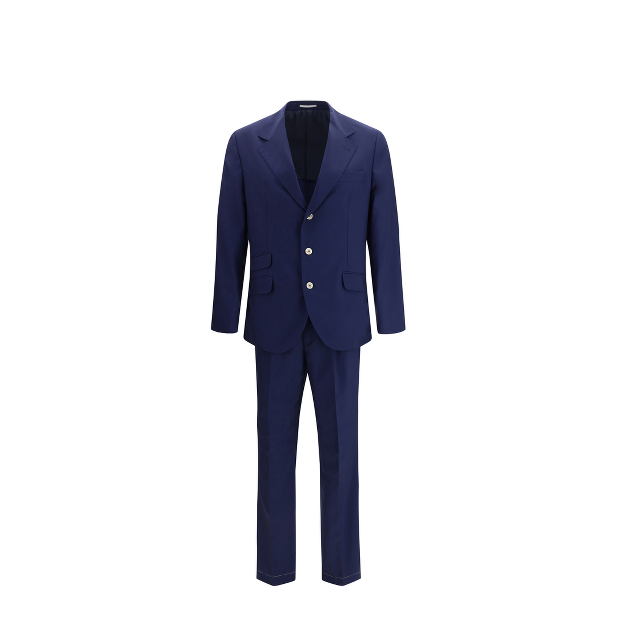 MAYFEYR - Brunello Cucinelli - Single Breasted Suit With Peak Lapels - M032PLDWHC350