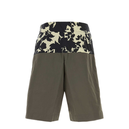 MAYFEYR - Dries Van Noten - Mud Cotton Blend Pablo Bermuda Shorts - 2610209213313606