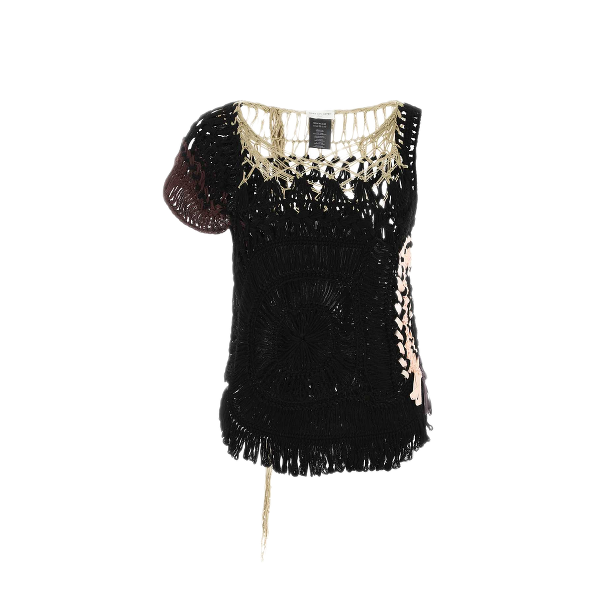 MAYFEYR - Dries Van Noten - Black Crochet Top - 0112406717900
