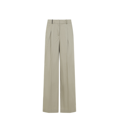 MAYFEYR - PESERICO - Green Cotton Pants - A0468301979136