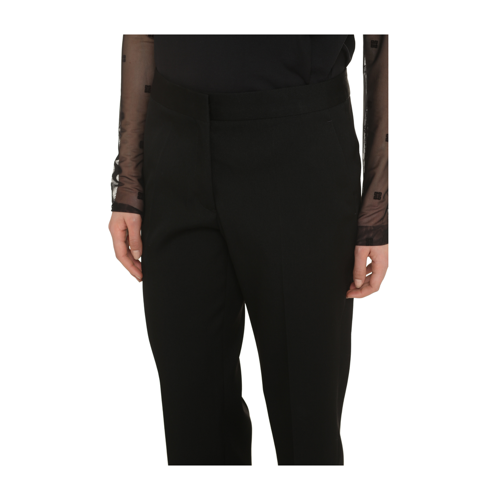 Wool Cropped Trousers