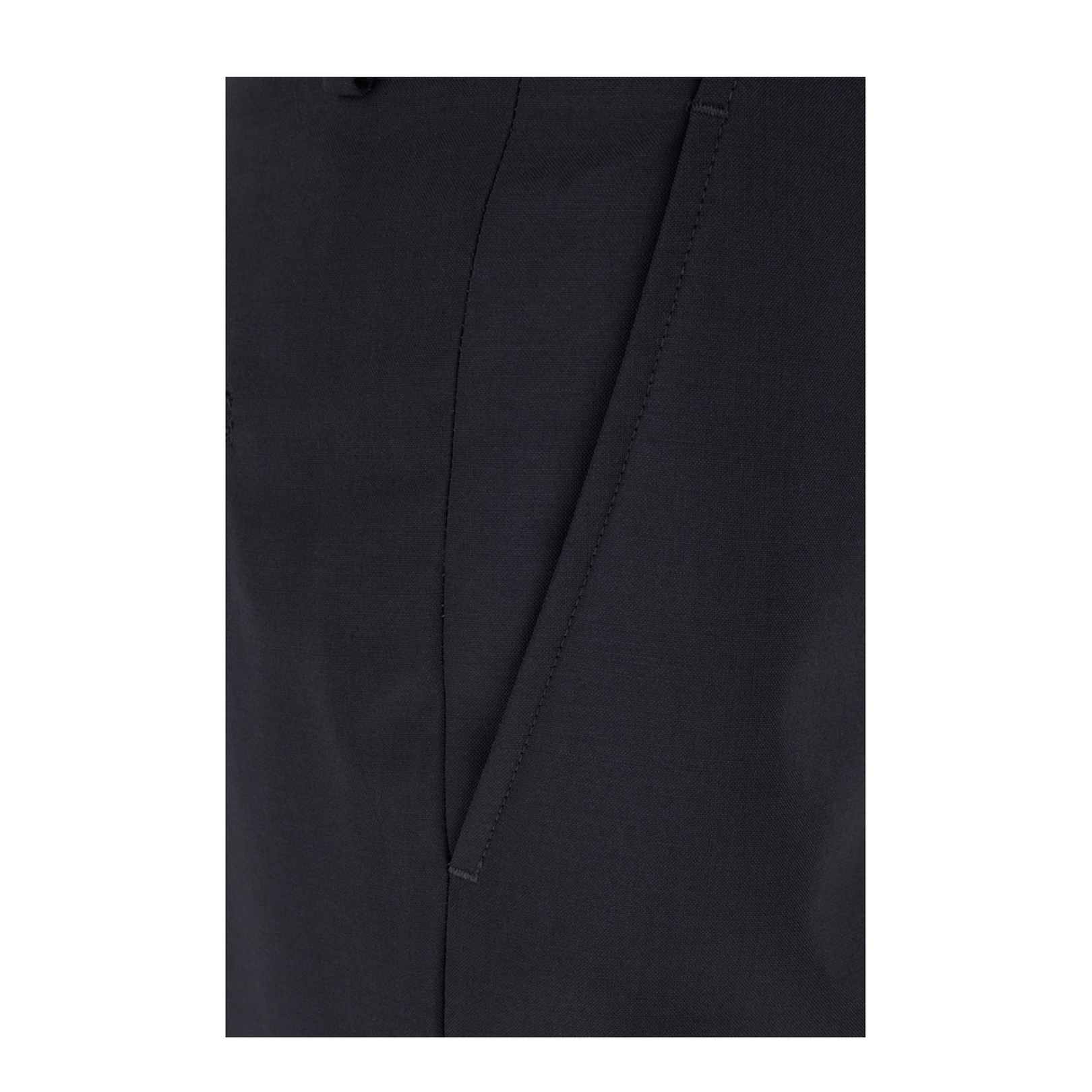 Midnight Blue Wool Blend Pants