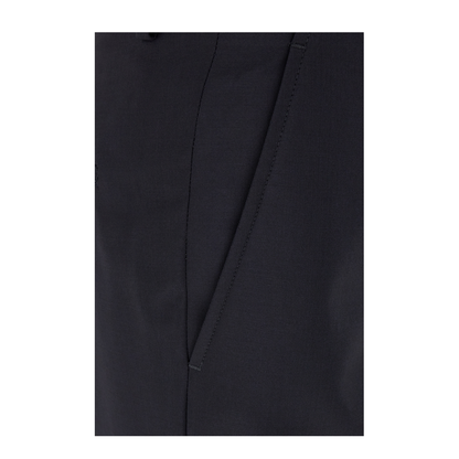 Midnight Blue Wool Blend Pants