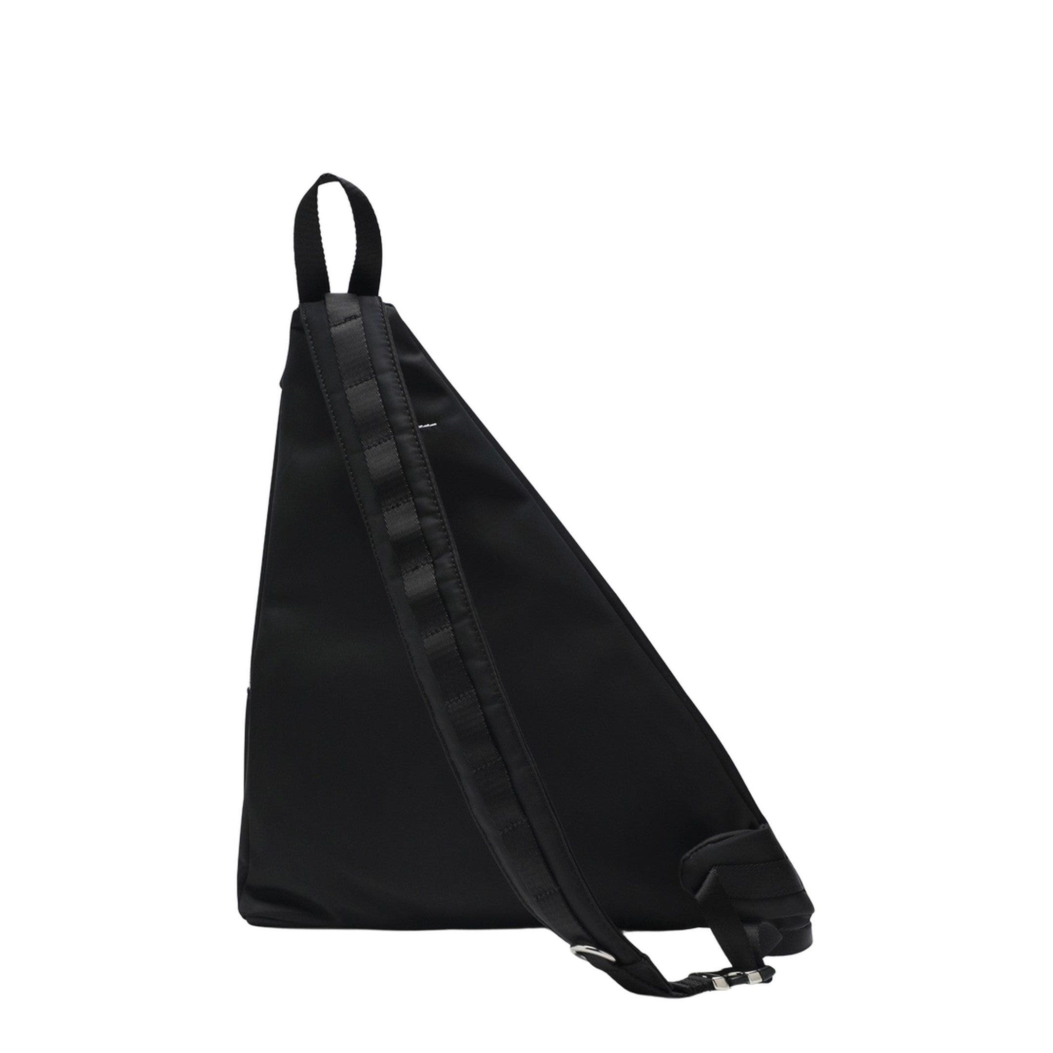 Black Nylon Belt Bag