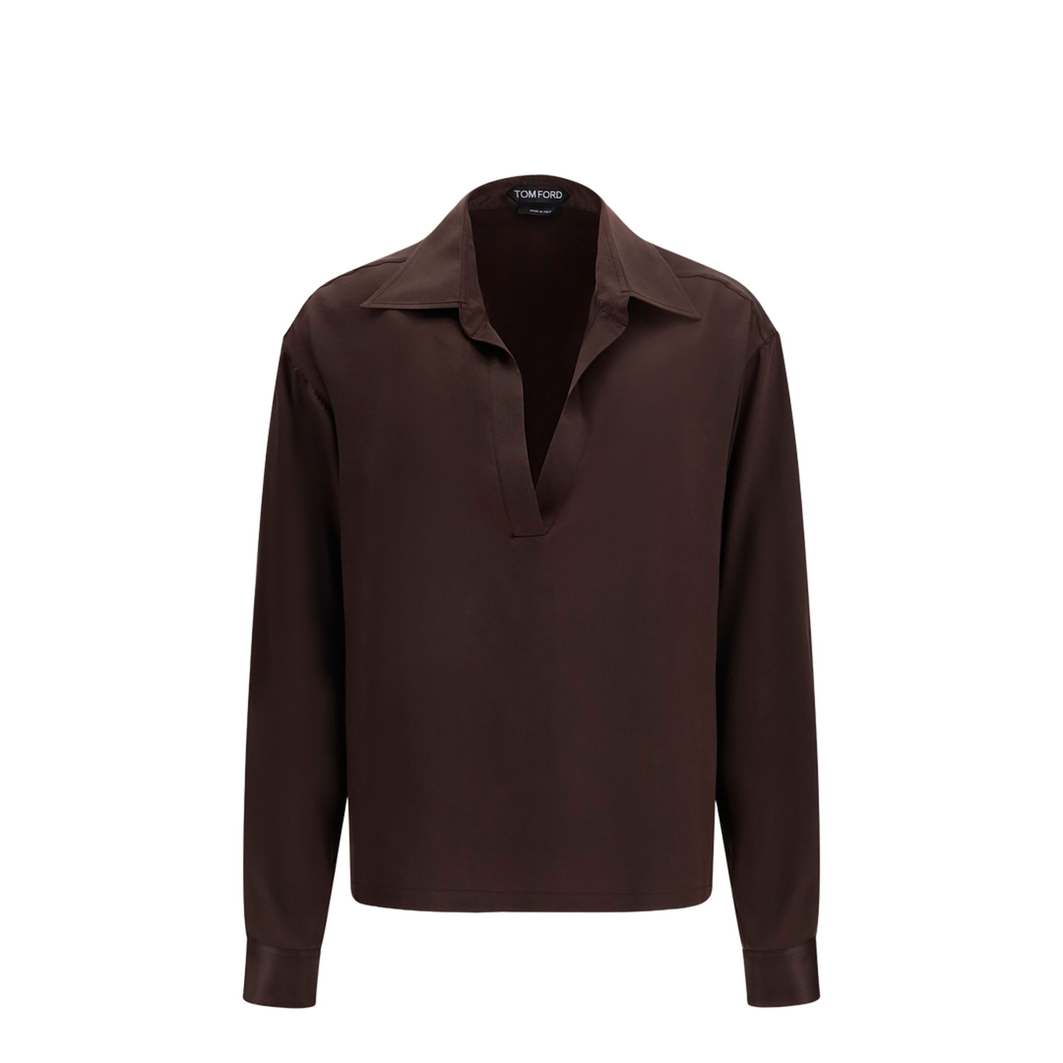 MAYFEYR - Tom Ford - Deep V-Neck Silk Shirt - TS2144FAX1720