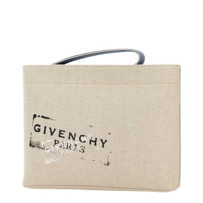 MAYFEYR - Givenchy - Sand Canvas Clutch - BK60FVK21J255