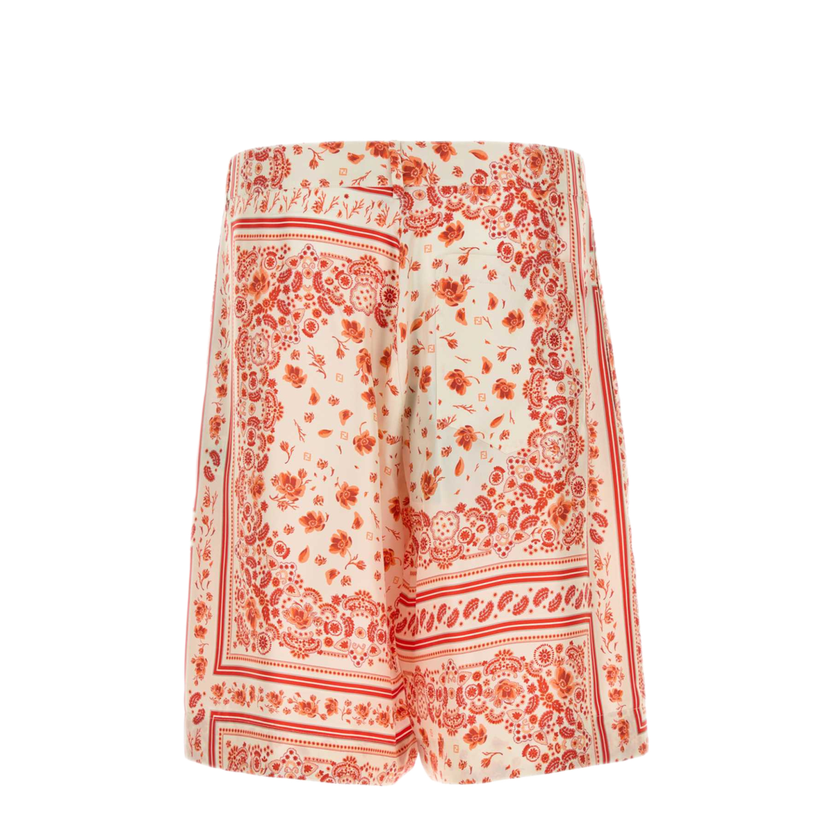 MAYFEYR - Fendi - Printed Silk Bermuda Shorts - FB1014AUVQF0D4T