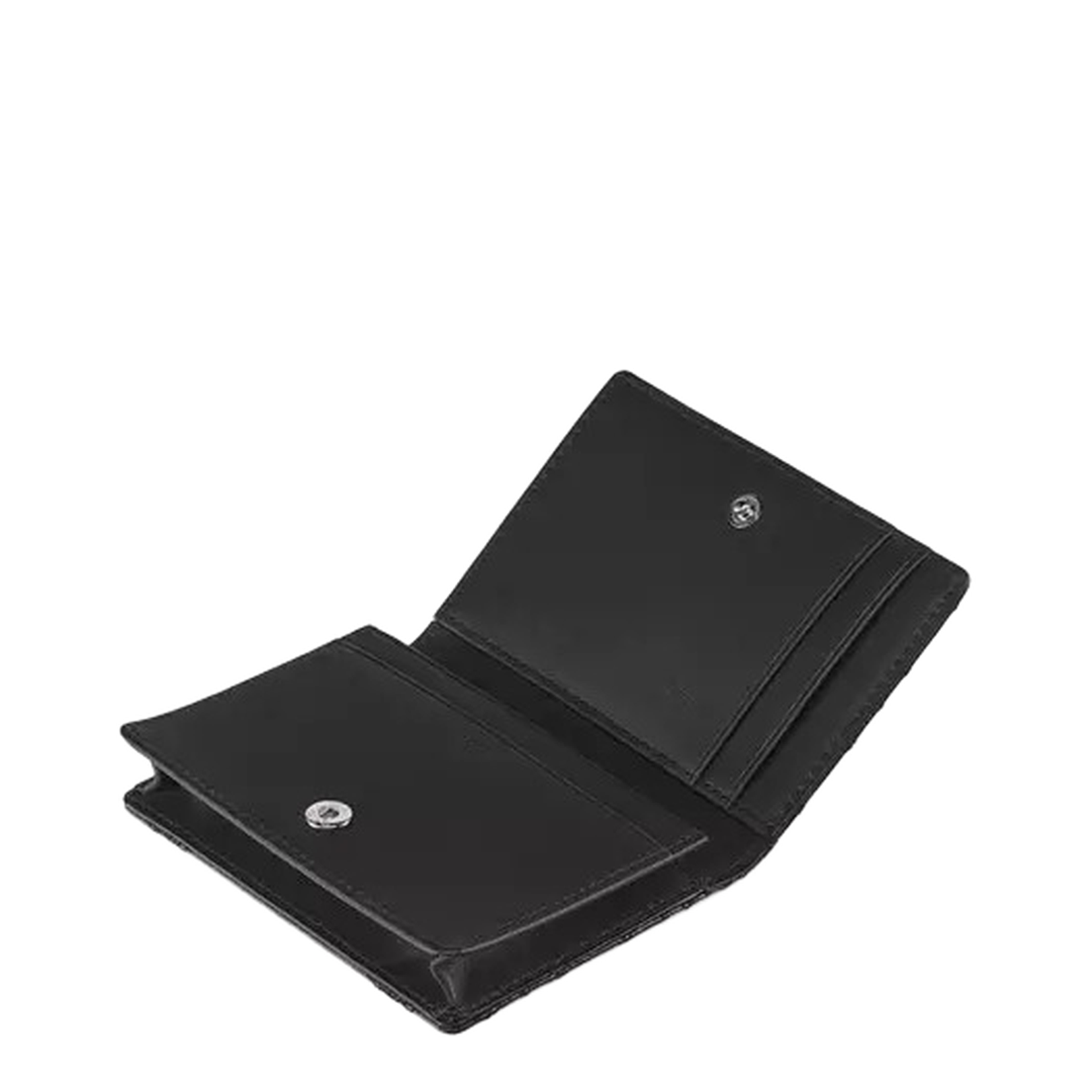Travia Quilted Card Wallet in Crushed Leather