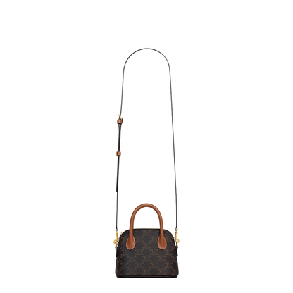 Mini Honorine in Triomphe Canvas and Calfskin