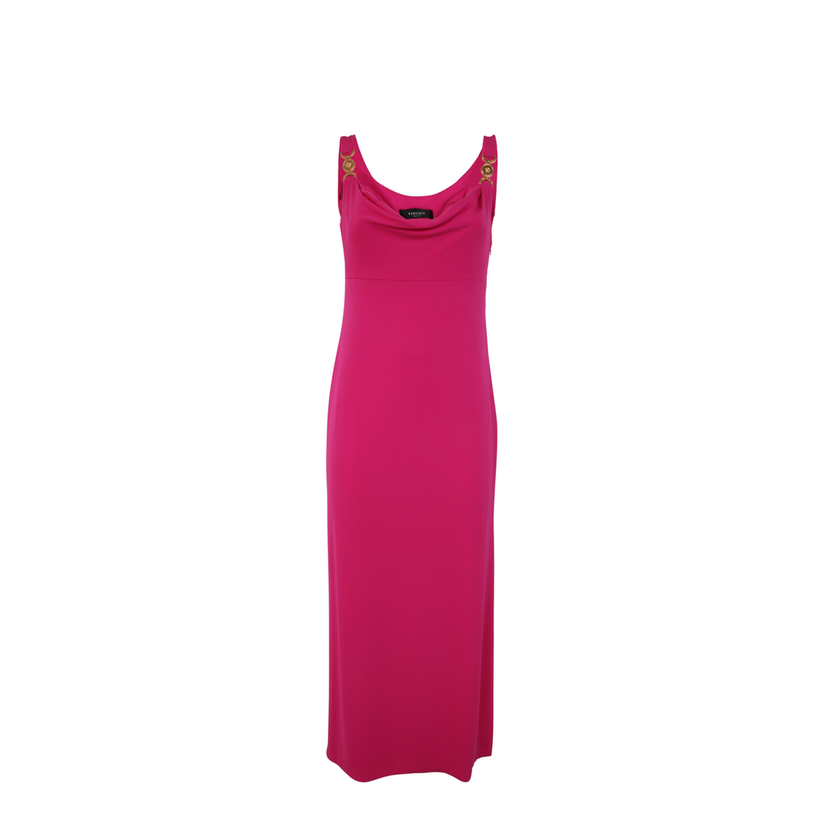 Pink High Slit Long Dress