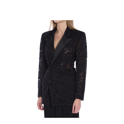 Tuxedo Jacket in Guipure