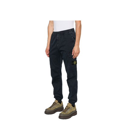Cargo Trousers in Stretch Organic Broken Twill Cotton