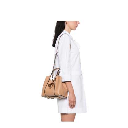 Mini Leather Shopping Bag