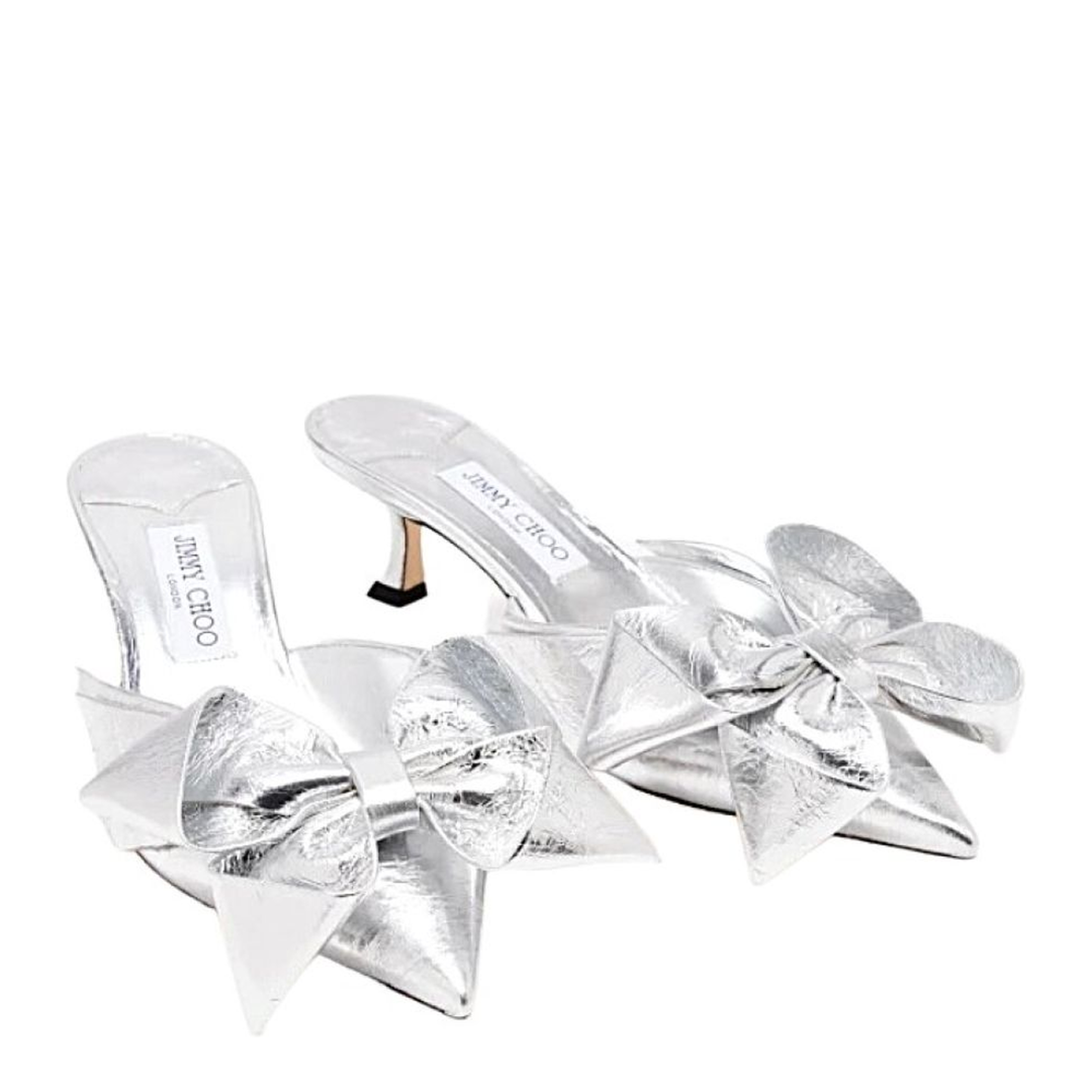 MAYFEYR - Jimmy Choo - Scarpa Argento Pelle - J00017333313671367