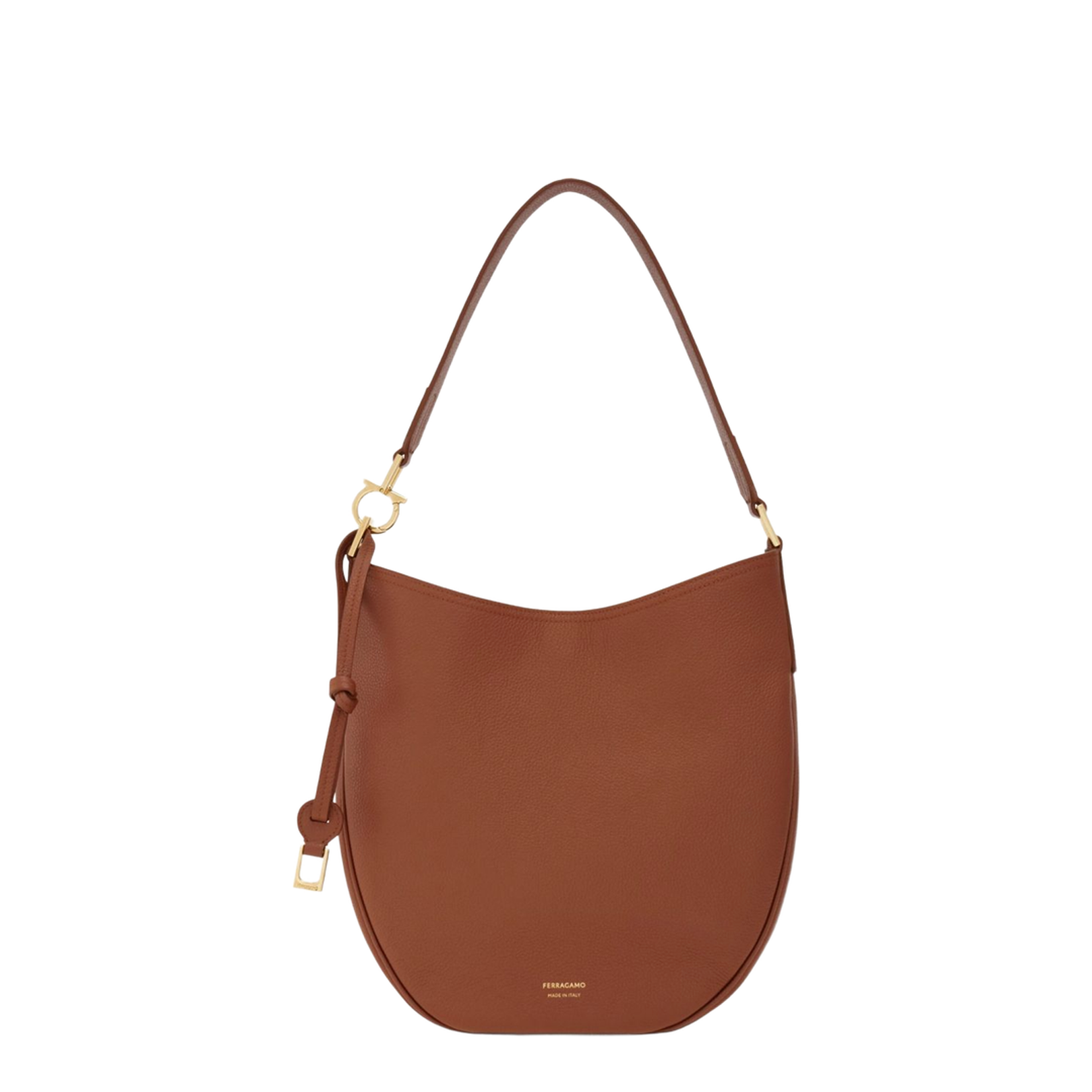 Brown Leather Hobo Bag
