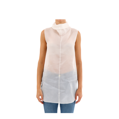 MAYFEYR - The Row - Mora Silk Tunic - 4870.W1281WHT